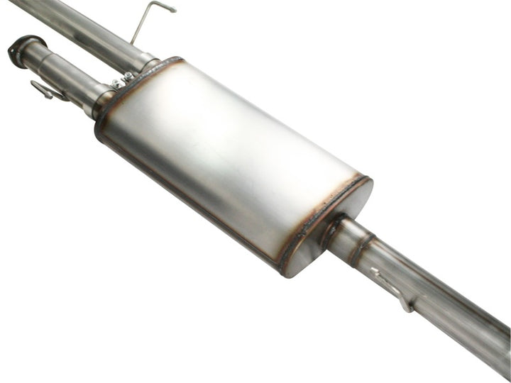 aFe MACH Force-Xp 409 Stainless Steel Cat-Back Exhaust System - Toyota Tundra 5.7L 2010-2021 - 145.7in WB - Polished Tip, view 2