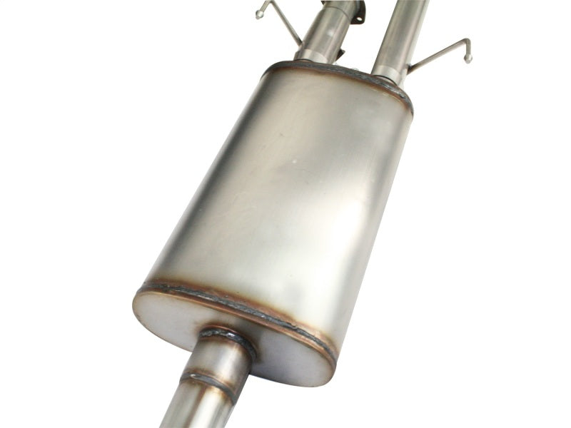 aFe MACH Force-Xp 409 Stainless Steel Cat-Back Exhaust System - Toyota Tundra 5.7L 2010-2021 - 145.7in WB - Polished Tip, view 4