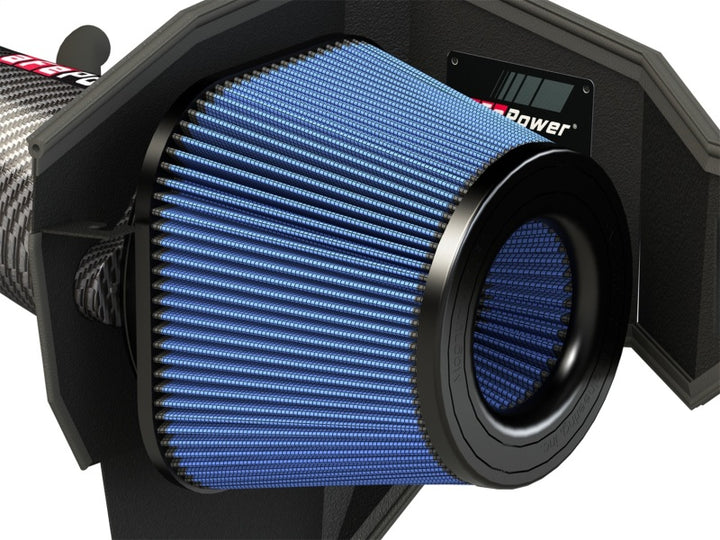 aFe MagnumFORCE Stage-2 Carbon Fiber Pro 5R Cold Air Intake System - Dodge Challenger / Charger / Chrysler 300 6.4L HEMI 2011-2023, view 4