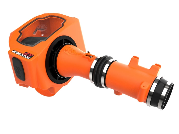 aFe Momentum GT Pro 5R Cold Air Intake System - Ram 1500 / Jeep Wagoneer / Grand Wagoneer 3.0L Hurricane 2022-2025 - Orange Edition, view 4