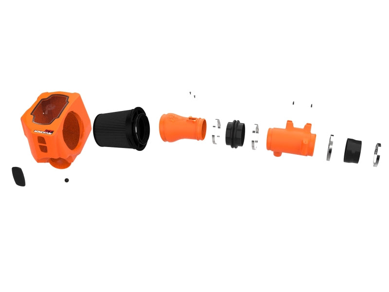aFe Momentum GT Pro 5R Cold Air Intake System - Ram 1500 / Jeep Wagoneer / Grand Wagoneer 3.0L Hurricane 2022-2025 - Orange Edition, view 7