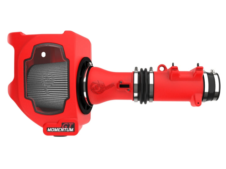 aFe Momentum GT Pro DRY S Cold Air Intake System - Ram 1500 / Jeep Wagoneer / Grand Wagoneer 3.0L Hurricane 2022-2025 - Red Edition, view 4
