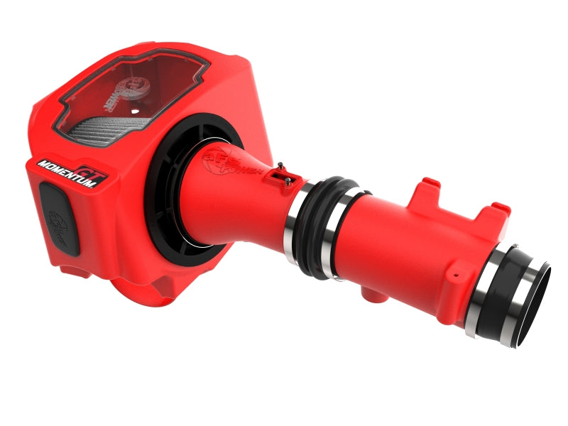 aFe Momentum GT Pro DRY S Cold Air Intake System - Ram 1500 / Jeep Wagoneer / Grand Wagoneer 3.0L Hurricane 2022-2025 - Red Edition, view 7