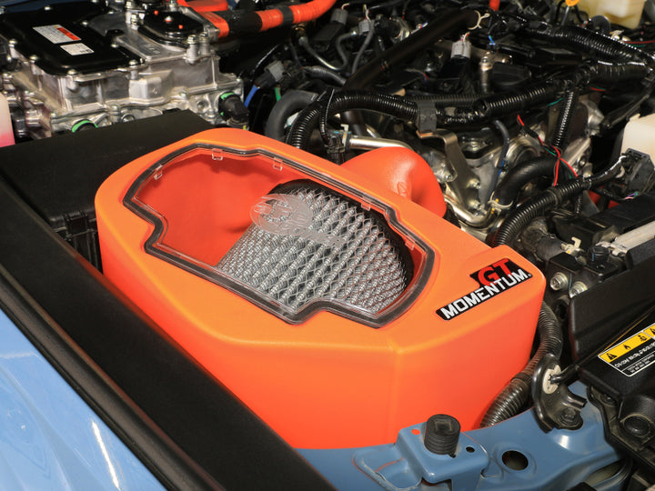 aFe Momentum GT Pro DRY S Cold Air Intake System - Toyota Land Cruiser (J250) 2.4L Turbo 2024-2026 - Orange Edition, view 2