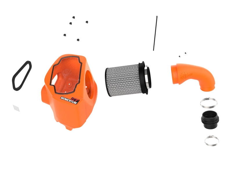 aFe Momentum GT Pro DRY S Cold Air Intake System - Toyota Land Cruiser (J250) 2.4L Turbo 2024-2026 - Orange Edition, view 8