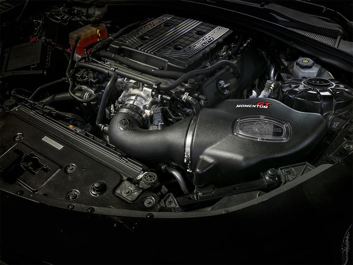 aFe Momentum GT Pro DRY S Cold Air Intake System - Chevrolet Camaro ZL1 6.2L Supercharged 2017-2024, view 2
