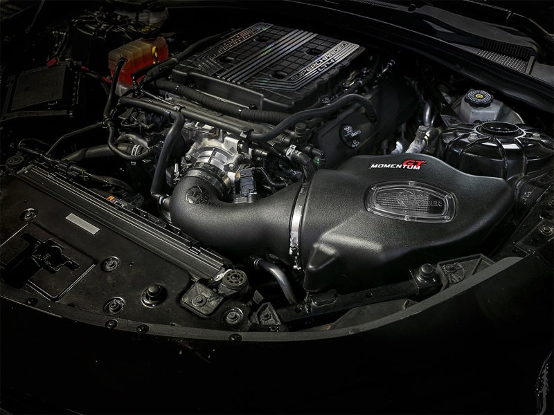 aFe Momentum GT Pro DRY S Cold Air Intake System - Chevrolet Camaro ZL1 6.2L Supercharged 2017-2024, view 2