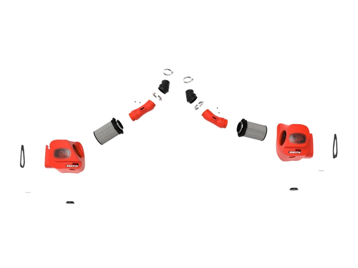 aFe Momentum GT Pro DRY S Intake System - Toyota Land Cruiser (J300) 3.4L V6 2022-2026 - Red, view 11