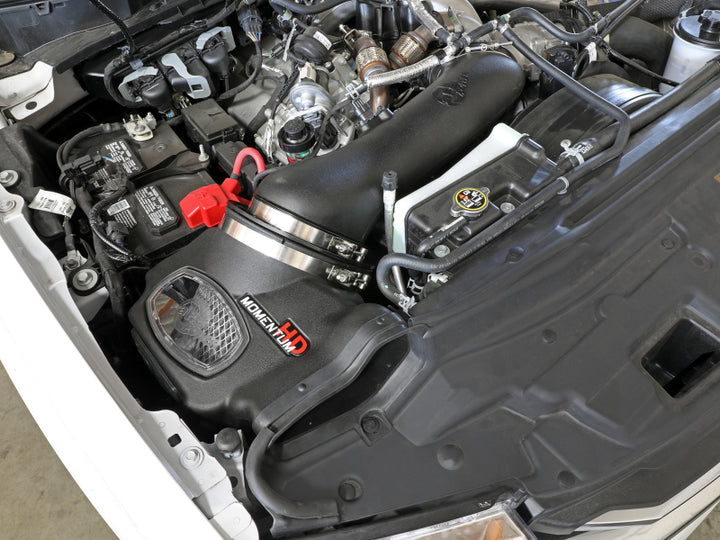 aFe Momentum HD Pro DRY S Cold Air Intake System - Ford F-250 / F-350 Super Duty 6.7L Power Stroke 2020-2026, view 2