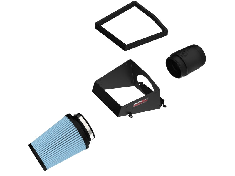 aFe Rapid Induction Cold Air Intake System - Jeep Wrangler (JL) 2.0L Turbo 2024-2025 - D2 Dura-Dry Filter, view 3