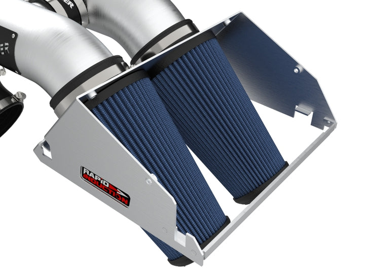 aFe Rapid Induction Pro 5R Cold Air Intake System Brushed - Ford F-150 / Expedition / Lincoln Navigator V6-3.5L 2021-2026, view 3