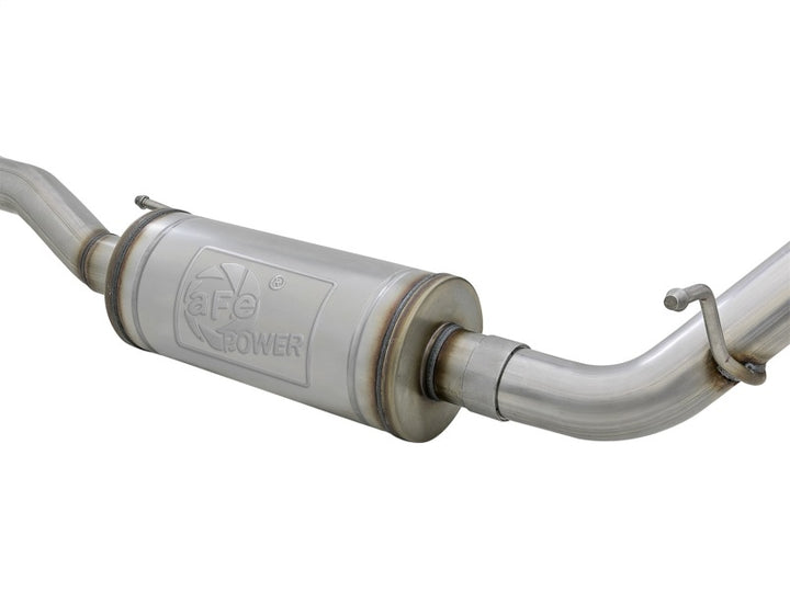 aFe Rebel Series 2.5in 409 Stainless Steel Cat-Back Exhaust - Jeep Wrangler (JK) 3.6L / 3.8L 2007-2018 - Black Tips, view 7