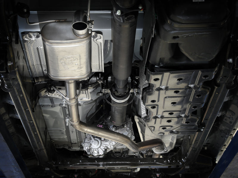 aFe Rock Basher 2.5in 409 Stainless Steel Cat-Back Exhaust System - Toyota Tacoma 2.4L Turbo 2024-2026, view 2