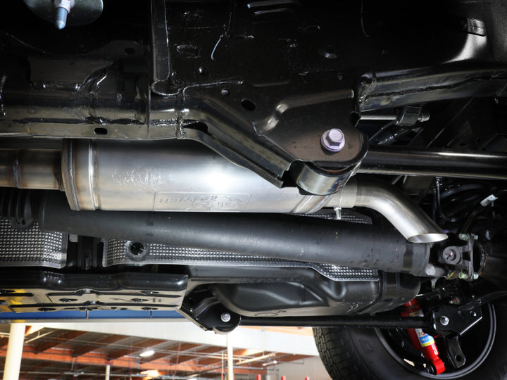 aFe Rock Basher 2.5in 409 Stainless Steel Cat-Back Exhaust System - Toyota Tacoma 2.4L Turbo 2024-2026, view 3
