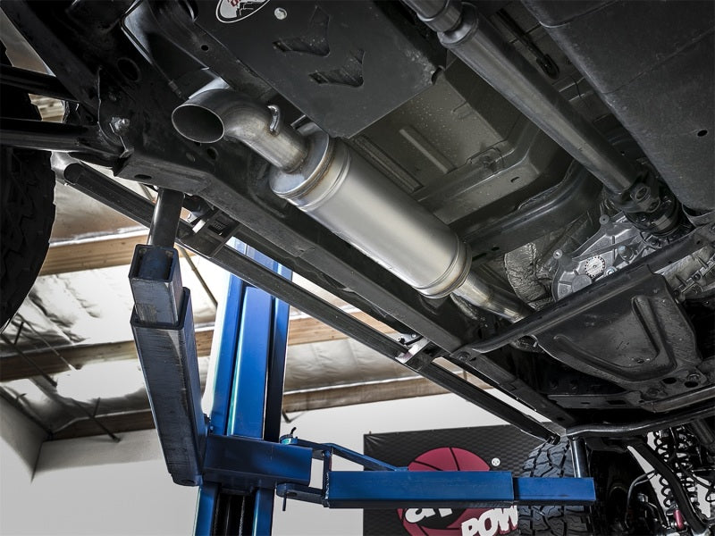 aFe Rock Basher Cat-Back Exhaust - Jeep Wrangler 2007-2018, Wrangler JK, view 2