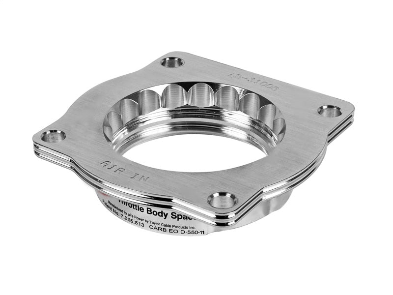 aFe Silver Bullet Throttle Body Spacer - BMW 545i, 550i, 650i, 750i, X5 4.4L / 4.8L V8 (2000-2010) - Black
