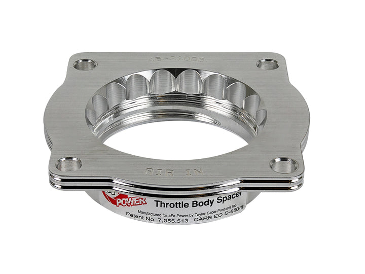 aFe Silver Bullet Throttle Body Spacer - BMW 545i, 550i, 650i, 750i, X5 4.4L / 4.8L V8 (2000-2010) - Black, view 5