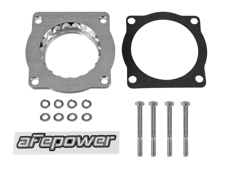 aFe Silver Bullet Throttle Body Spacer - BMW 545i, 550i, 650i, 750i, X5 4.4L / 4.8L V8 (2000-2010) - Black, view 7