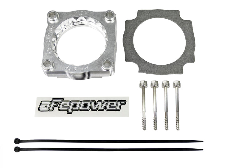 aFe Silver Bullet Throttle Body Spacer - BMW 228i, 320i, 328i, 428i N20/N26 2.0L (2012-2018), view 3