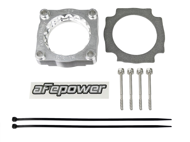 aFe Silver Bullet Throttle Body Spacer - BMW 228i, 320i, 328i, 428i N20/N26 2.0L (2012-2018), view 3
