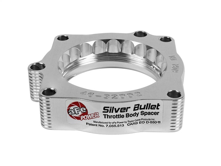 aFe Silver Bullet Throttle Body Spacer - Dodge Ram, Charger, Chrysler 300 5.7L HEMI (2003-2009) - Black, view 4