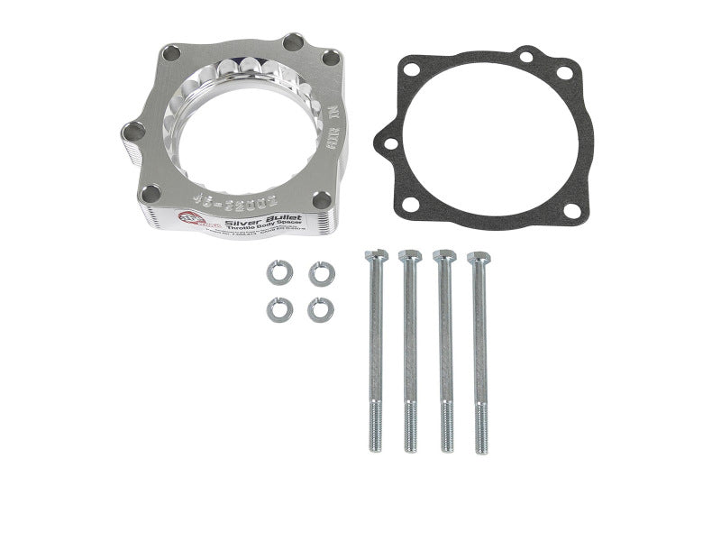 aFe Silver Bullet Throttle Body Spacer - Dodge Ram, Charger, Chrysler 300 5.7L HEMI (2003-2009) - Black, view 6