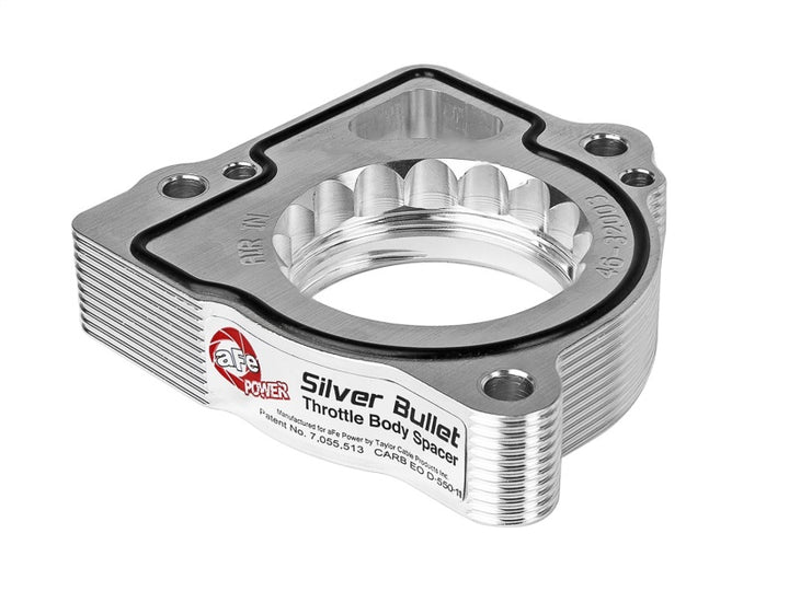 aFe Silver Bullet Throttle Body Spacer - Dodge Dakota, Durango 4.7L / 5.7L HEMI (2000-2010) - Black