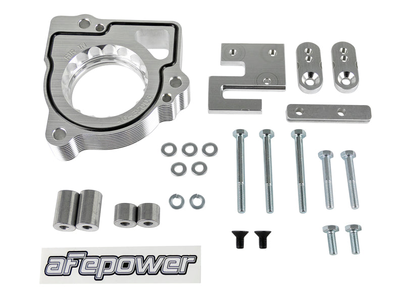 aFe Silver Bullet Throttle Body Spacer - Dodge Dakota, Durango 4.7L / 5.7L HEMI (2000-2010) - Black, view 5