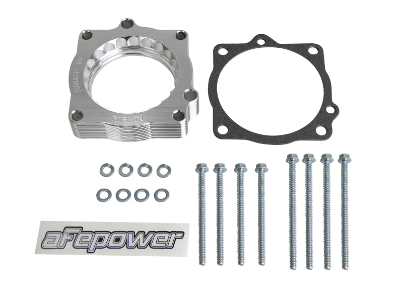 aFe Silver Bullet Throttle Body Spacer - Dodge / Ram 1500 / Durango / Jeep Grand Cherokee 5.7L HEMI 2007-2026 - Black, view 2