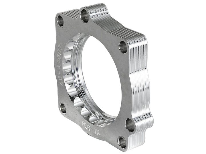 aFe Silver Bullet Throttle Body Spacer - Dodge Challenger / Charger / Chrysler 300 / Jeep Grand Cherokee HEMI 2005-2024 - Black, view 4