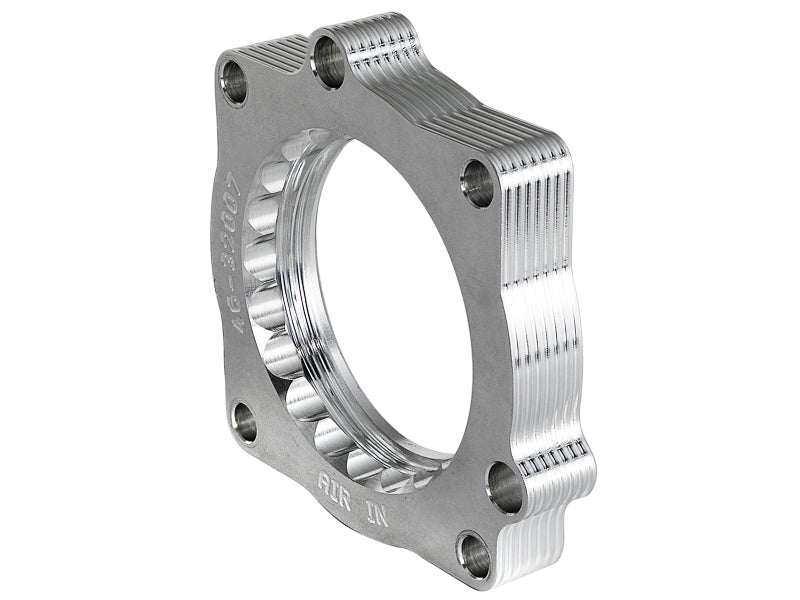 aFe Silver Bullet Throttle Body Spacer - Dodge Challenger / Charger / Chrysler 300 / Jeep Grand Cherokee HEMI 2005-2024 - Black, view 4