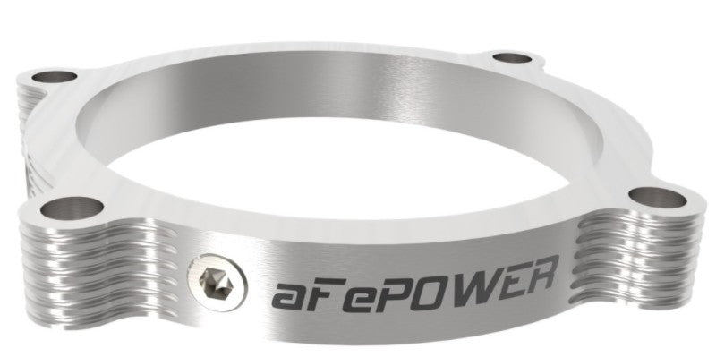 aFe Silver Bullet Throttle Body Spacer - Ram 1500 TRX / Dodge Charger / Challenger / Durango 6.2L Supercharged 2015-2025, view 3