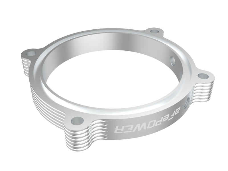 aFe Silver Bullet Throttle Body Spacer - Ram 1500 TRX / Dodge Charger / Challenger / Durango 6.2L Supercharged 2015-2025, view 4