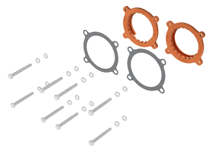 aFe Silver Bullet Throttle Body Spacer - Ford Mustang GT / Dark Horse 5.0L 2024, view 4