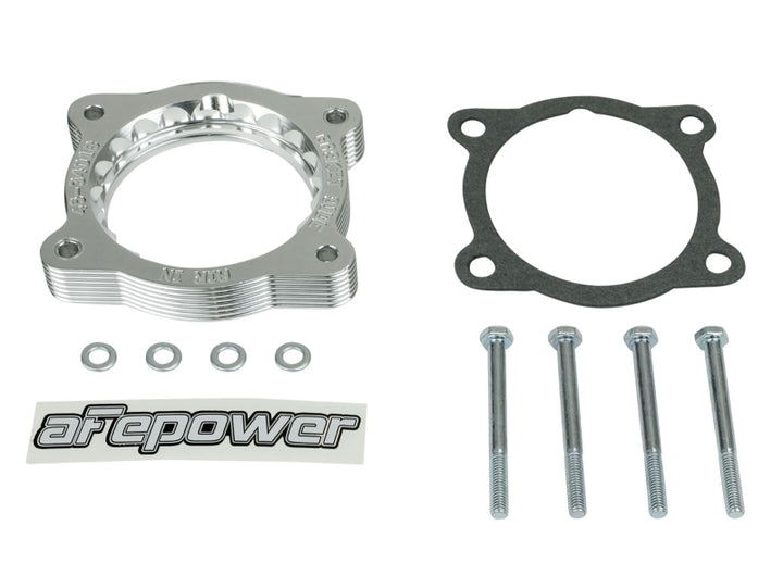 aFe Silver Bullet Throttle Body Spacer - Chevy Colorado, GMC Canyon 3.5L / 3.7L L5 (2004-2012) - Black, view 2