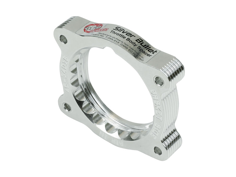 aFe Silver Bullet Throttle Body Spacer - Chevy Colorado, GMC Canyon 3.5L / 3.7L L5 (2004-2012) - Black, view 7