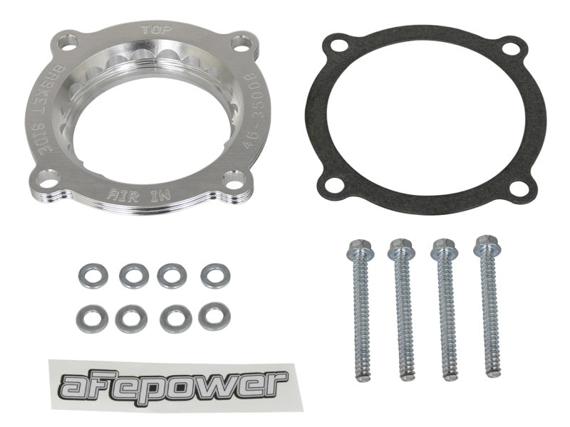 aFe Silver Bullet Throttle Body Spacer - Jeep Wrangler JL / Gladiator / Chrysler 300 / Dodge Charger / Challenger 3.6L 2011-2025, view 3