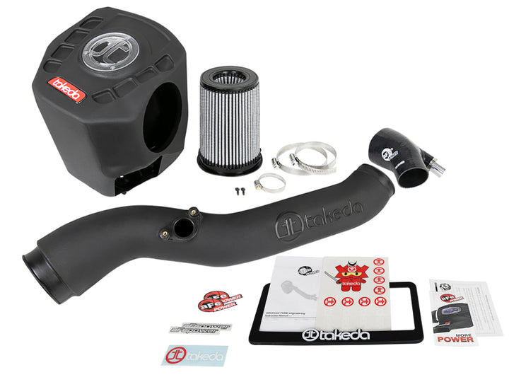 aFe Takeda Momentum GT Pro DRY S Cold Air Intake System - Lexus IS 200t / IS 300 2.0L Turbo 2016-2020, view 3