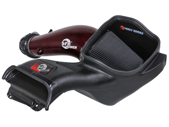 aFe Track Series Carbon Fiber Pro 5R Cold Air Intake System - Ford F-150 Raptor R 5.2L Supercharged 2023-2025 - Red