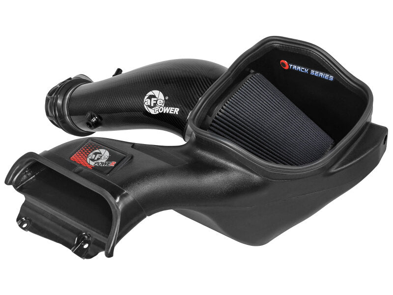 aFe Track Series Carbon Fiber Pro DRY S Cold Air Intake System - Ford F-150 Raptor R 5.2L Supercharged 2023-2025 - Black