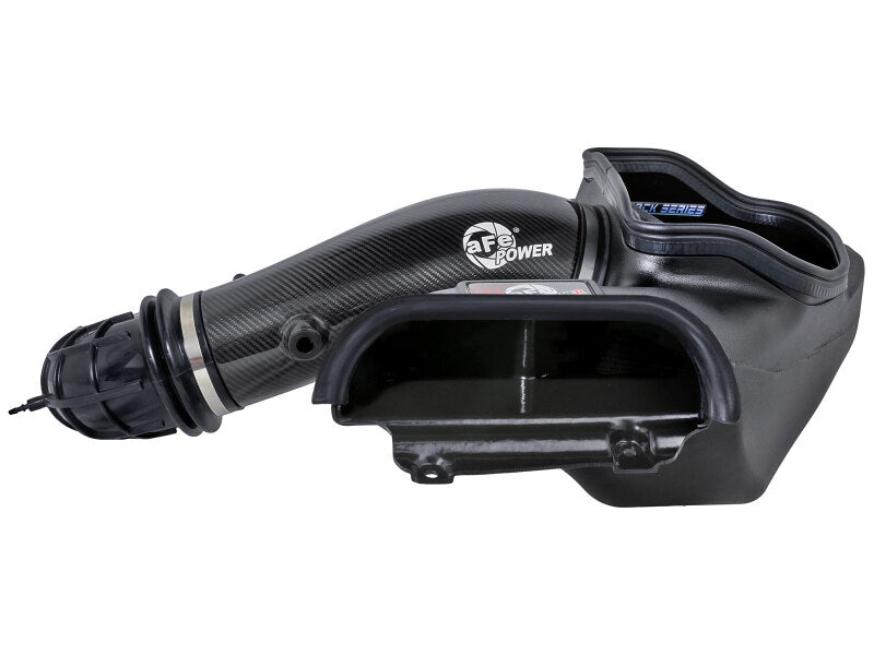 aFe Track Series Carbon Fiber Pro DRY S Cold Air Intake System - Ford F-150 Raptor R 5.2L Supercharged 2023-2025 - Black, view 10