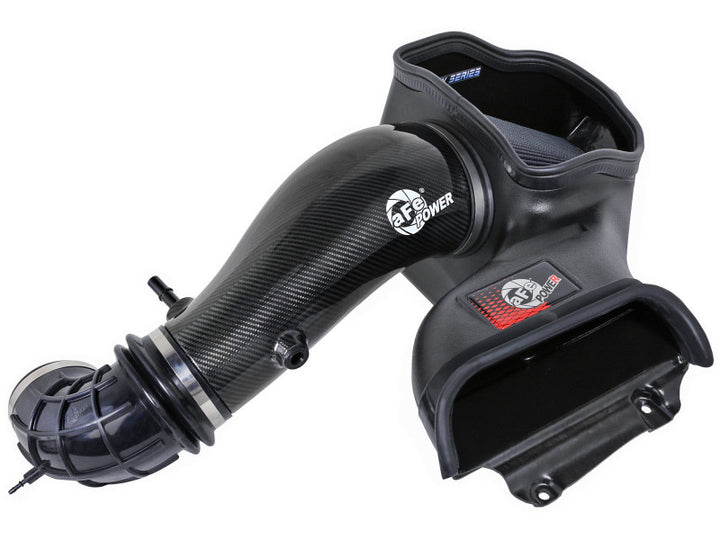 aFe Track Series Carbon Fiber Pro DRY S Cold Air Intake System - Ford F-150 Raptor R 5.2L Supercharged 2023-2025 - Black, view 9