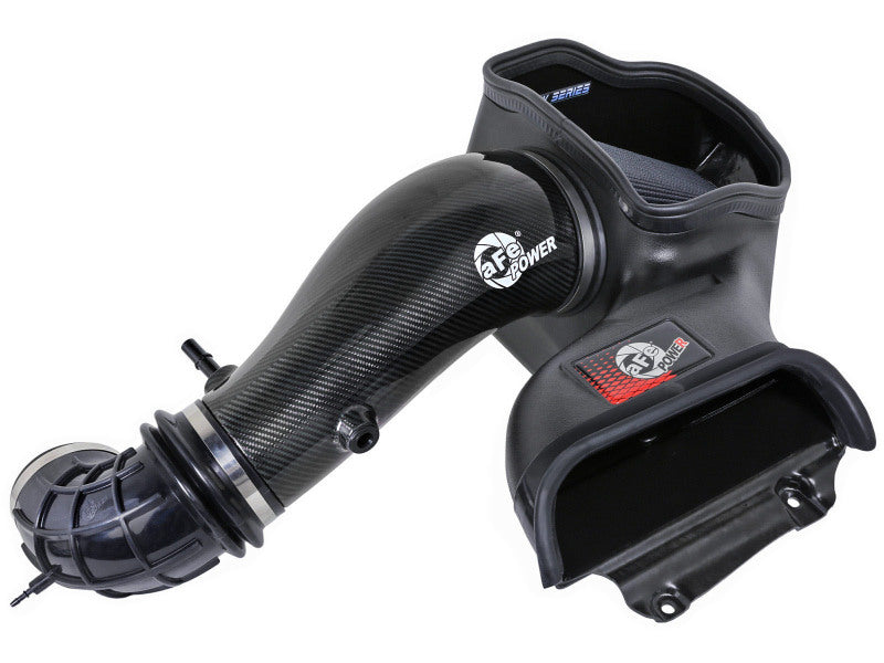 aFe Track Series Carbon Fiber Pro DRY S Cold Air Intake System - Ford F-150 Raptor R 5.2L Supercharged 2023-2025 - Black, view 9