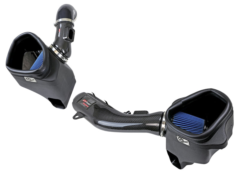 aFe Track Series Stage-2 Carbon Fiber Pro 5R Cold Air Intake System - BMW S55 M2 Competition / M3 / M4 (F80/F82/F87) 2015-2021