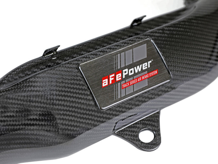 aFe Track Series Stage-2 Carbon Fiber Pro 5R Cold Air Intake System - BMW S55 M2 Competition / M3 / M4 (F80/F82/F87) 2015-2021, view 3