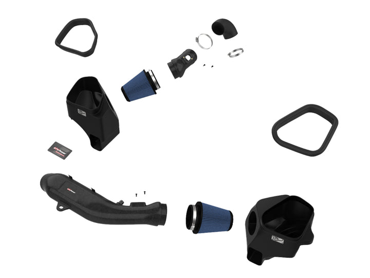 aFe Track Series Stage-2 Carbon Fiber Pro 5R Cold Air Intake System - BMW S55 M2 Competition / M3 / M4 (F80/F82/F87) 2015-2021, view 6