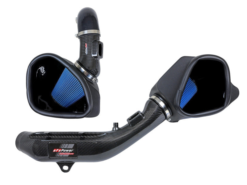 aFe Track Series Stage-2 Carbon Fiber Pro 5R Cold Air Intake System - BMW S55 M2 Competition / M3 / M4 (F80/F82/F87) 2015-2021, view 9