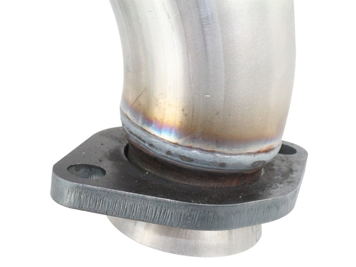 aFe Twisted Steel Loop Delete Downpipe - Jeep Wrangler JK 2012-2018 3.6L, view 2