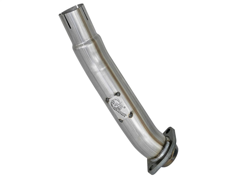aFe Twisted Steel Loop Delete Downpipe - Jeep Wrangler (JL) / Gladiator (JT) 3.6L 2018-2025
