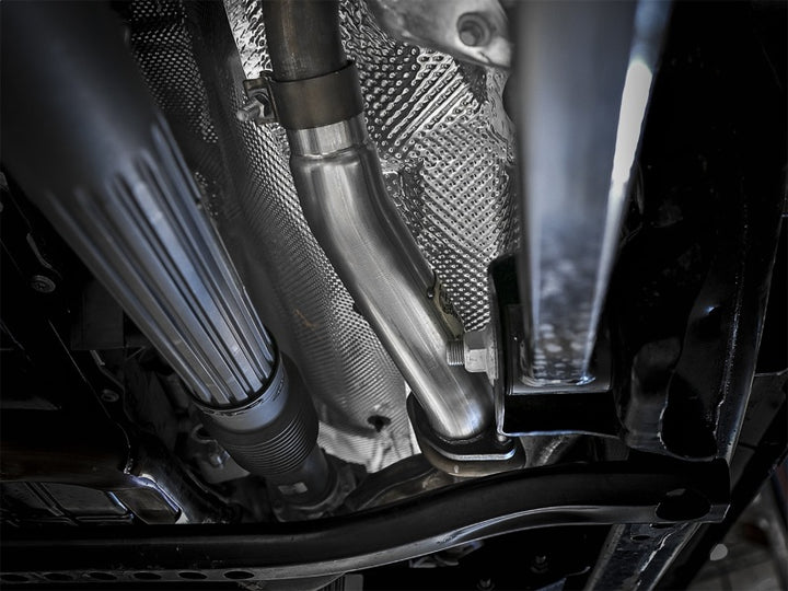 aFe Twisted Steel Loop Delete Downpipe - Jeep Wrangler (JL) / Gladiator (JT) 3.6L 2018-2025, view 3